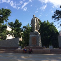 Photo taken at Монумент Советским воинам освободителям Краснодара by Nika K. on 7/2/2014