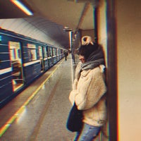Photo taken at metro Komendantsky Prospekt by Витя M. on 12/19/2021