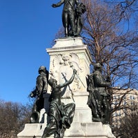 Photo taken at General Marquis de Lafayette Monument by Melissa D. on 1/31/2018
