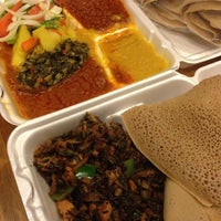 Photo taken at Gojo Ethiopian Restaurant by Melissa D. on 12/16/2013