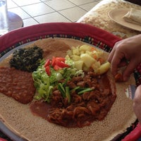 Photo taken at Mudai Ethiopian Restaurant by Melissa D. on 6/2/2013