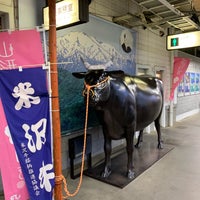 Photo taken at Yonezawa Station by Toshiyuki on 7/15/2019