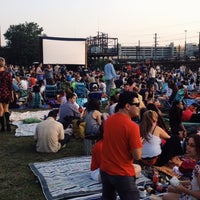 Photo taken at NoMa Summer Screen by Patrick C. on 8/7/2014