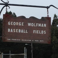 Photo taken at George Wolfman Baaeball Field by Shawn C. on 8/9/2013