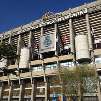 Photo taken at Santiago Bernabéu Stadium by Marcela H. on 5/4/2013