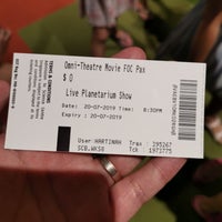 Photo taken at Omni-Theatre and Planetarium by Jeo on 7/20/2019