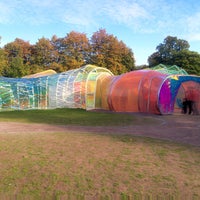 Photo taken at Serpentine Pavilion 2015 by George L. on 10/11/2015
