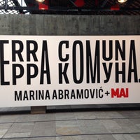 Photo taken at Terra Comunal - Marina Abramovic + MAI by Fatima L. on 4/23/2015