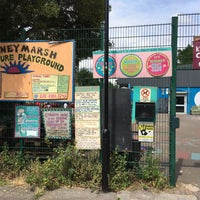 Photo taken at Hackney Marsh Adventure Playground by deKata on 7/26/2016