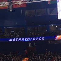 Photo taken at Арена «Металлург» by Pavel K. on 1/5/2020
