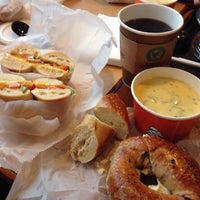 Photo taken at Bruegger&amp;#39;s Bagels by Soomi L. on 2/5/2014