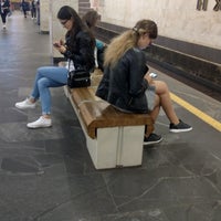 Photo taken at Станция метро «Немига» by Rashida G. on 7/13/2019