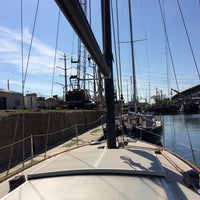 Photo taken at Skyway Yacht Works by Janet on 5/23/2014