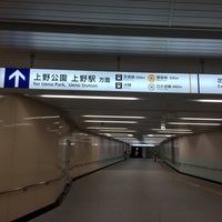 上野中央通り地下歩道 - 台東区の道路