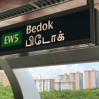 Photo taken at Bedok MRT Station (EW5) by akira m. on 8/11/2018