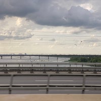 Photo taken at Дарницький автомобільний міст (Міст Кірпи) by akira m. on 7/5/2021