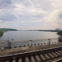 Photo taken at Дарницький автомобільний міст (Міст Кірпи) by akira m. on 7/4/2021