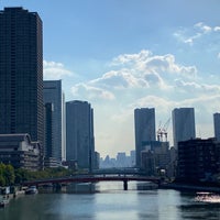 Photo taken at 朝潮大橋 by akira m. on 9/24/2021