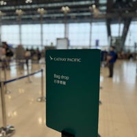 Photo taken at Cathay Pacific (CX) Check-in by akira m. on 3/3/2024