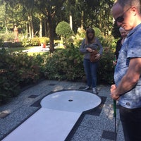 Photo taken at Midgetgolf &amp;amp; Putting Greens Amstelpark by Olesya on 9/23/2016