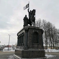 Photo taken at Памятник Князю Владимиру by Алена Г. on 2/26/2022