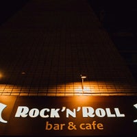 Photo taken at Rock&amp;#39;n&amp;#39;Roll bar &amp;amp; cafe by Vovka K. on 2/28/2014