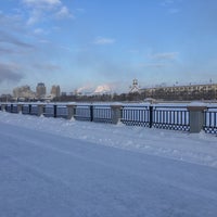 Photo taken at Парк на набережной by Dmitry T. on 1/10/2017