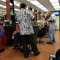 Photo taken at George&amp;#39;s Barber Shop 2 by Brad K. on 3/17/2013