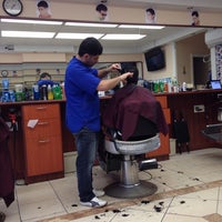 Photo taken at Allan&#39;s III Barber Shop by Vin S. on 1/6/2014