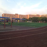 Photo taken at стадион Школа 56 by Alesandar D. on 7/3/2014
