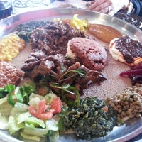 Photo taken at Awash Ethiopian Restaurant by Marie on 10/19/2014