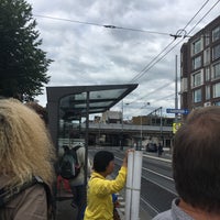Photo taken at Tramhalte Haarlemmerplein by Anneloes on 8/14/2016