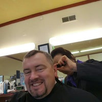 Photo taken at Young&amp;#39;s Barber Shop by Ryan R. on 2/25/2016