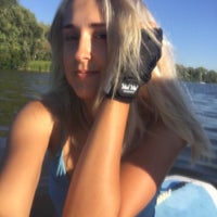 Photo taken at Прокат каяков, байдарок и САП-досок. Pobeach-kayaks kayak &amp;amp; SUP Rentals. by Sabina K. on 8/27/2016