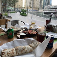 Photo taken at Zaatar w Zeit - Dubai Marina by A . on 7/15/2016