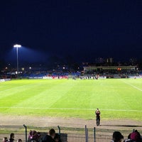 Photo taken at Stadion im Sportforum by Robert E. on 4/22/2022