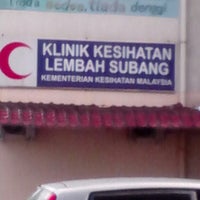 klinik kesihatan lembah subang