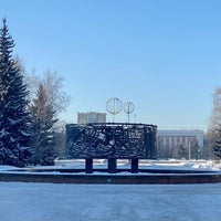 Photo taken at Фонтан Космос by Alexandr B. on 1/31/2022