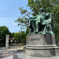 Photo taken at Goethe-Denkmal by Fardad on 6/2/2023