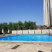 Photo taken at Hrazdan Hotel Pool by Anna on 8/4/2017