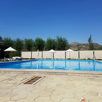 Photo taken at Hrazdan Hotel Pool by Anna on 9/11/2016