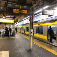 Photo taken at Chuo Local Line Nakano Station by sam_rai on 2/28/2018