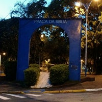Photo taken at Praça Da Bíblia by Erick M. on 1/22/2017