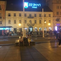 Photo taken at Tramvajska stanica Trg bana Josipa Jelačića by Fazilet D. on 7/27/2017