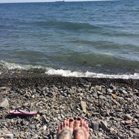 Photo taken at Пляж) by Angie O. on 7/13/2015
