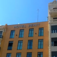 Photo taken at Zenit Hotel Valencia by Alex K. on 9/25/2016