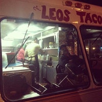 Photo taken at Leo&amp;#39;s Taco Truck by Sal E. on 4/18/2013