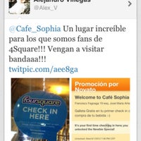 Foto tirada no(a) Café Sophia por Café S. em 8/2/2012