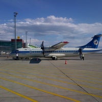 Photo taken at Azerbaijan Airlines J220224 Tbilisi to Baku by David B. on 9/23/2012