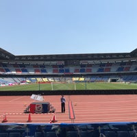 Photo taken at Nissan Stadium by Takuya A. on 5/20/2017